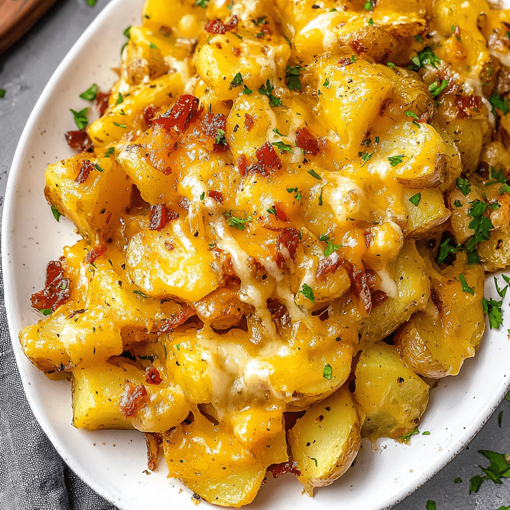 Cheesy Ranch Oven Roasted Potatoes