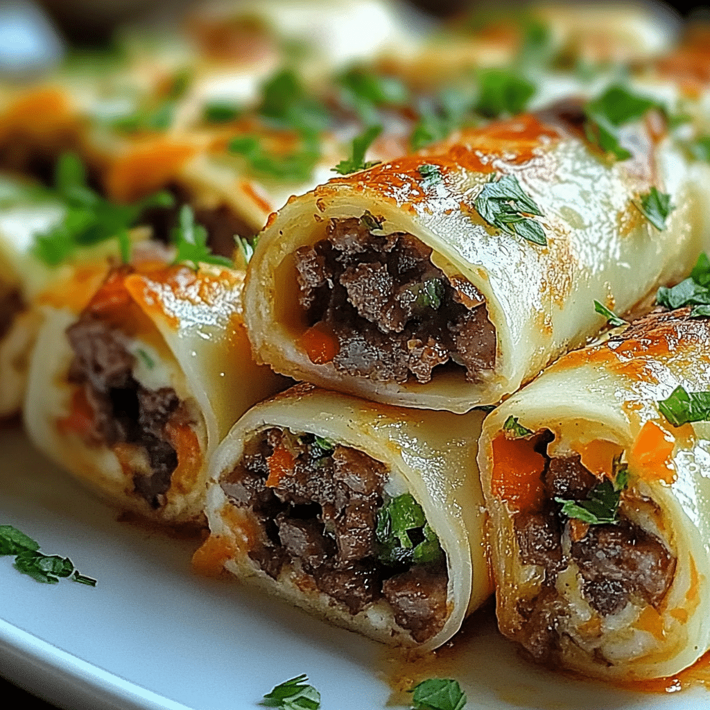 Keto Philly Cheesesteak Roll Ups