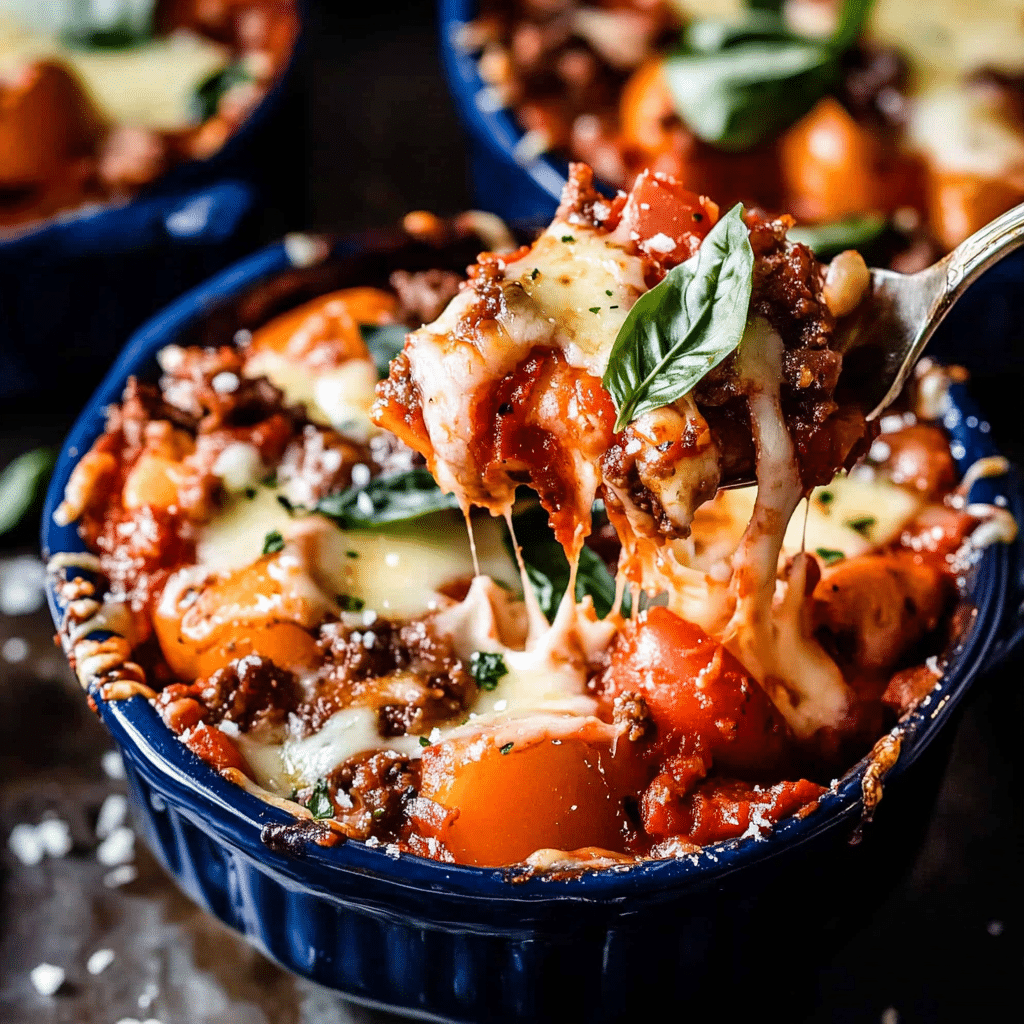 Low Carb Crustless Pizza Bowl