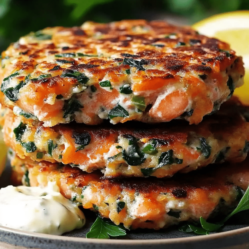 Mediterranean Salmon Patties