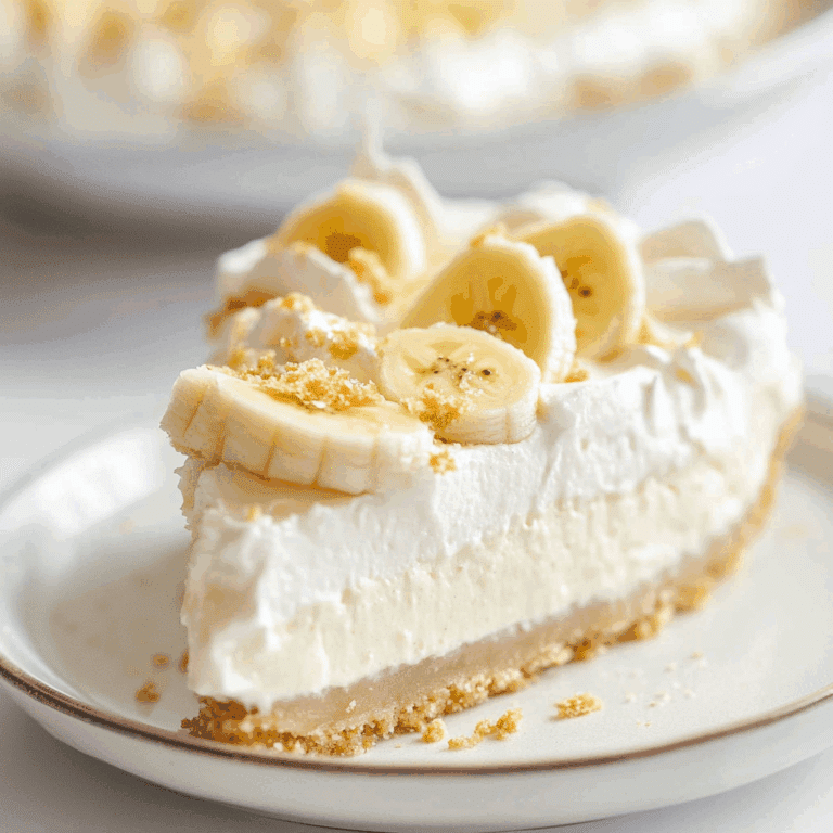 No-Bake Banana Pudding Cheesecake