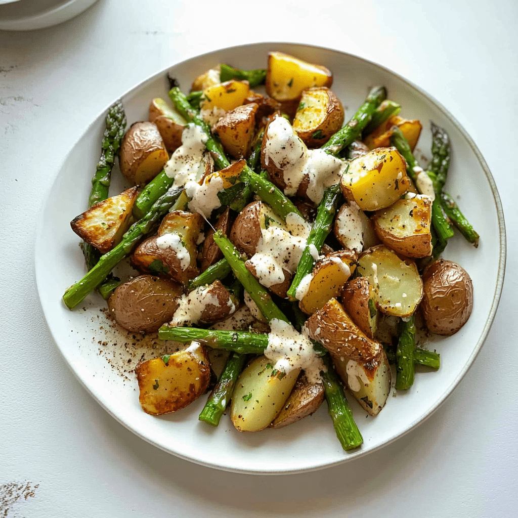 Roasted Asparagus and Potatoes