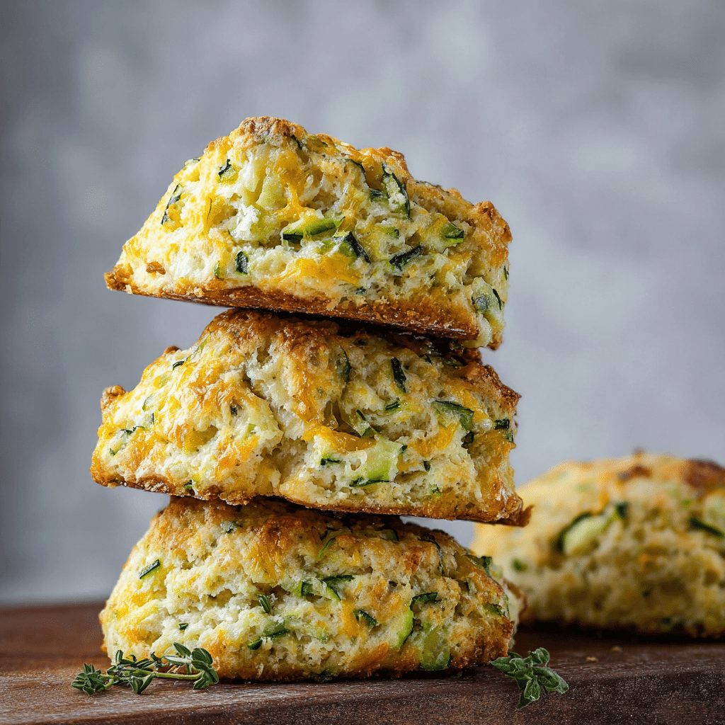 Cheddar Zucchini Scones
