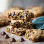 Chocolate Chip Zucchini Cookie Bars