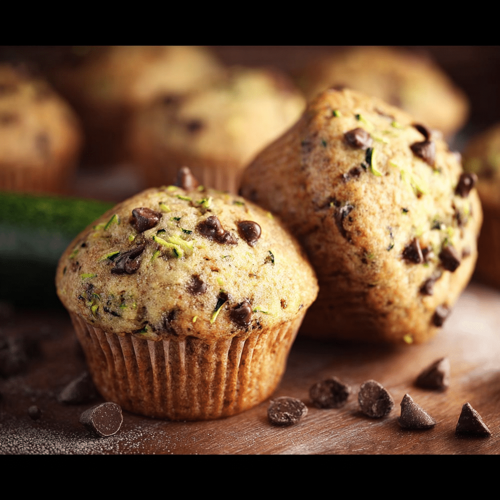 Chocolate Chip Zucchini Muffins