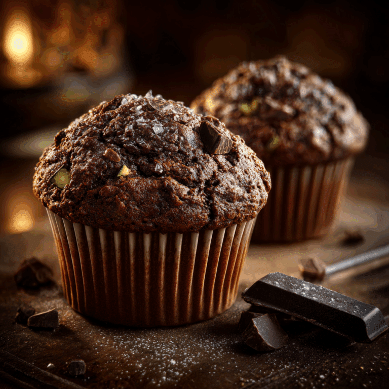 Chocolate Zucchini Muffins