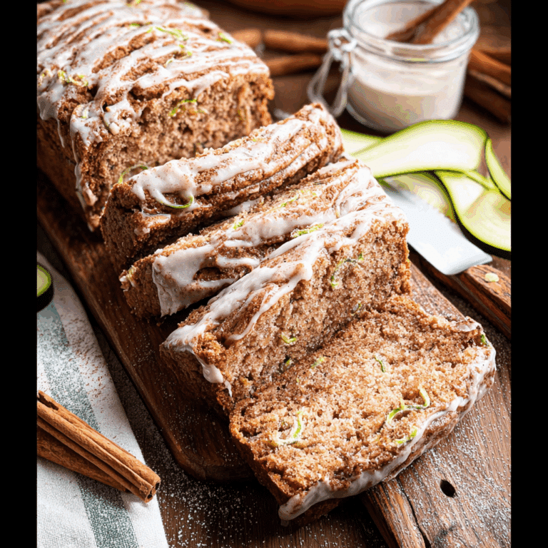 Cinnamon Roll Zucchini Bread