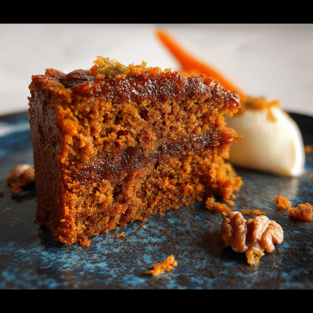 Flourless Oatmeal Carrot Cake