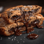 Nutella Stuffed Cookie Pie