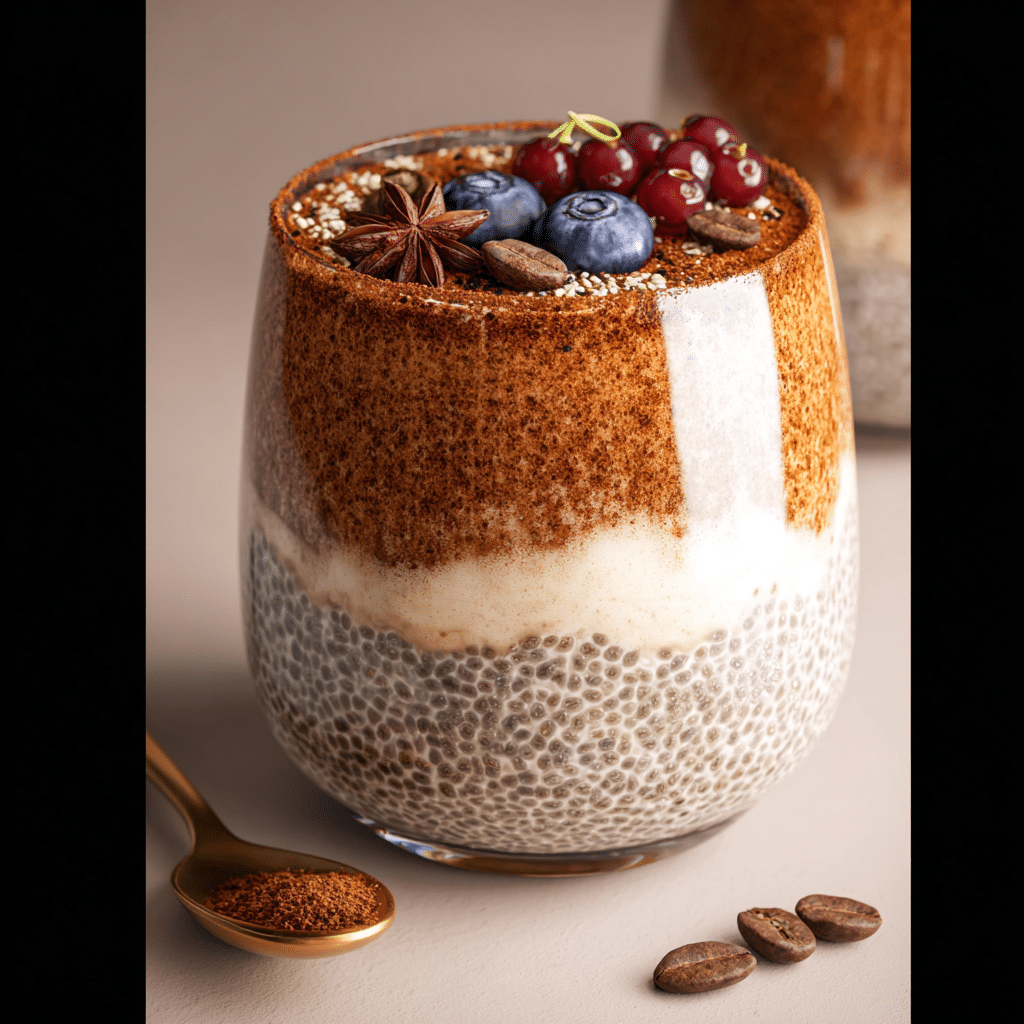 Tiramisu Chia Pudding