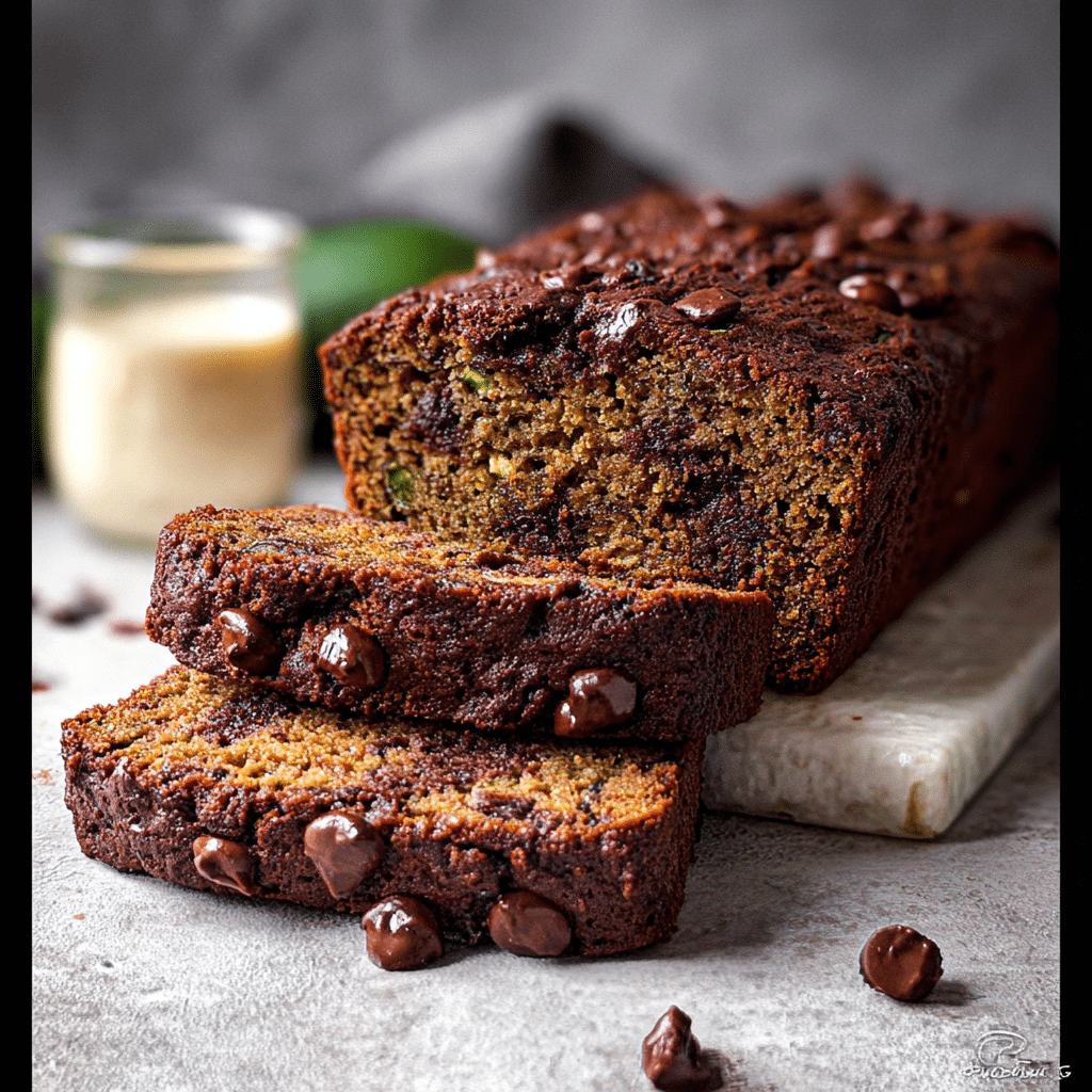 Zucchini Brownies with Chocolate Chunks