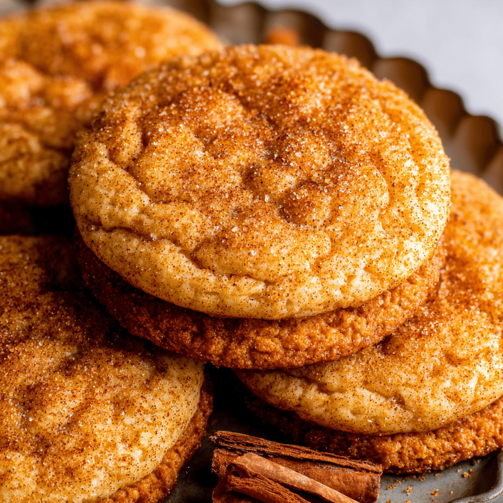 Apple Cider Cheesecake Cookies with Spiced Sugar