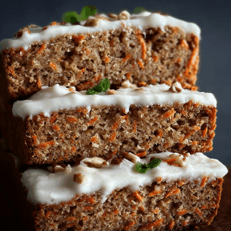Banana Carrot Bread with Cream Cheese Frosting