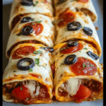 Beef Pizza Bake Wrap