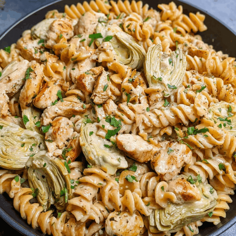 Chicken Artichoke Pasta