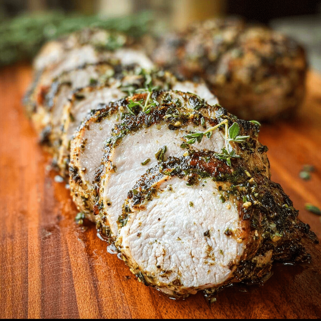 Herb Crusted Pork Roast