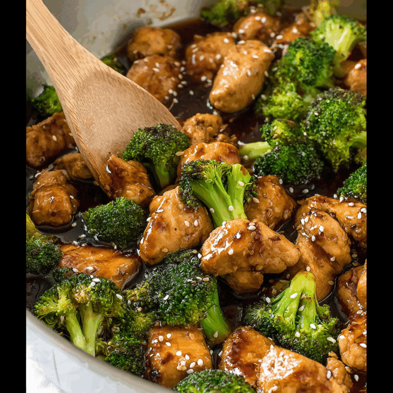 Honey Garlic Chicken and Broccoli