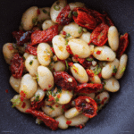 Marinated Gigante Bean Salad with Sun-Dried Tomatoes
