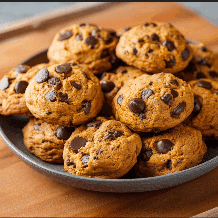 Pumpkin Chocolate Chip Cookies