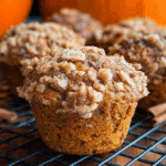 Pumpkin Cinnamon Streusel Muffins