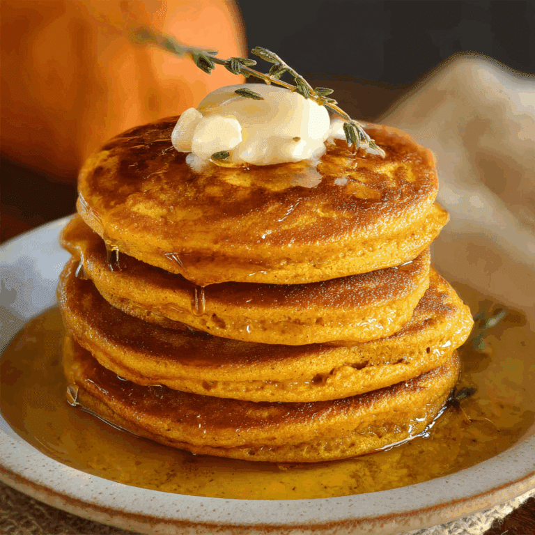 Pumpkin Pancakes with Pancake Mix