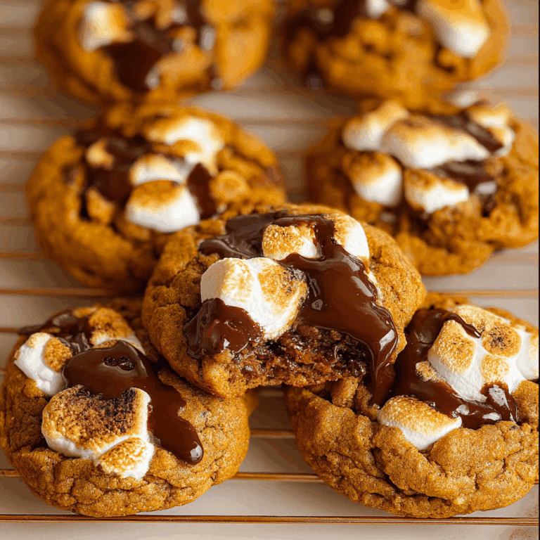 Pumpkin S’mores Cookies