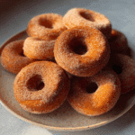 Pumpkin Spice Donuts with Cinnamon Sugar
