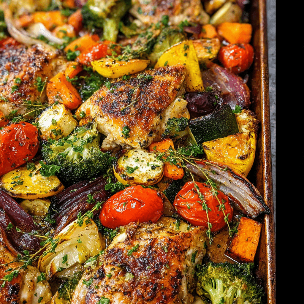 Sheet Pan Chicken and Veggies