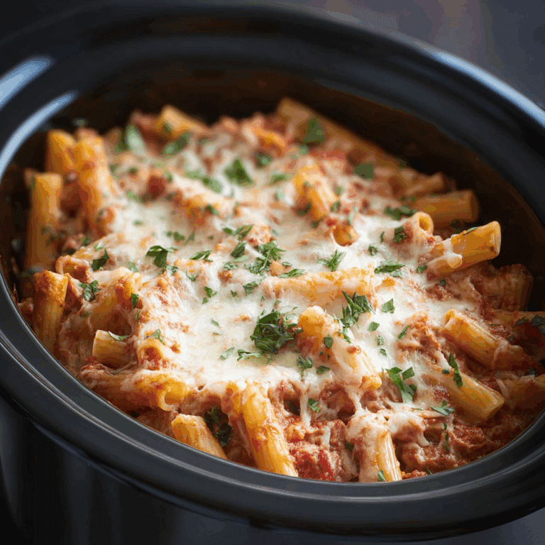 Slow Cooker Baked Ziti