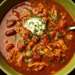 Slow Cooker Chipotle Chicken Chili
