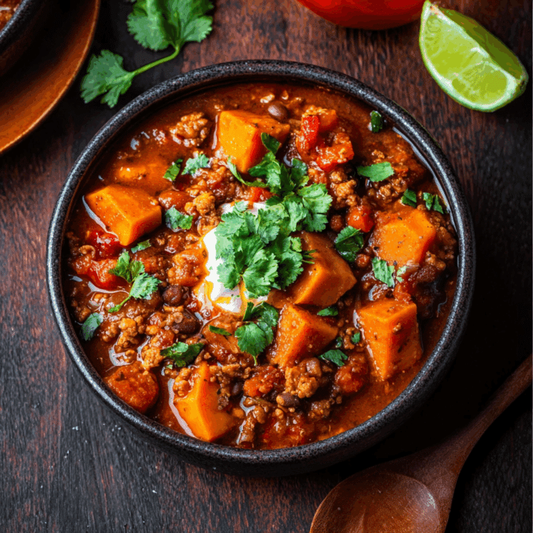 Turkey Sweet Potato Chili