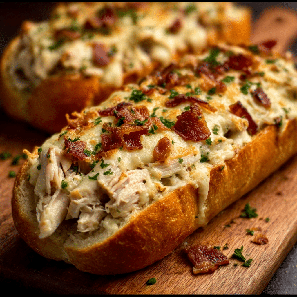 Chicken Bacon Ranch Bread