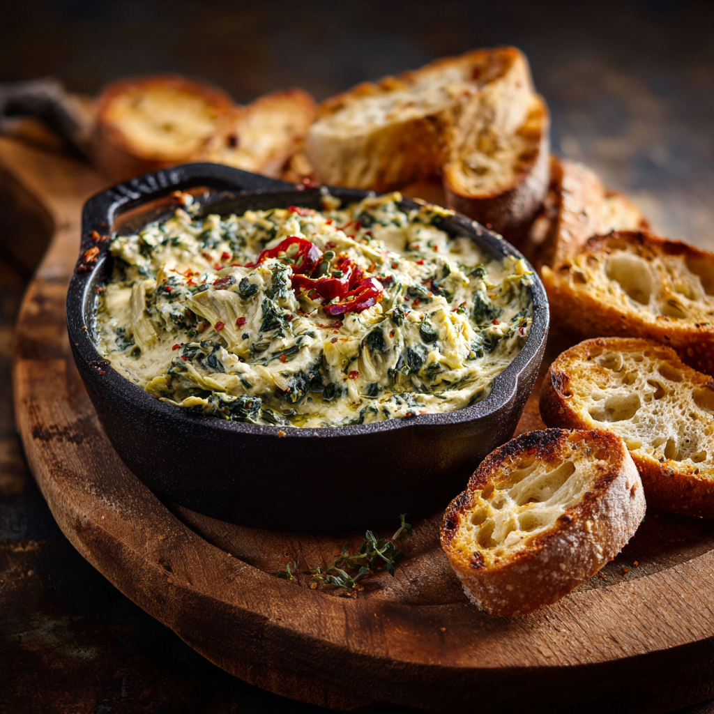 Jalapeño Spinach Artichoke Dip