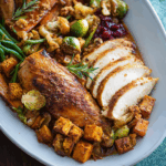 Sheet-Pan Thanksgiving Dinner with Turkey and Veggies