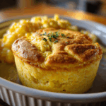 Southern Spoon Bread with Cornmeal and Creamed Corn