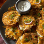 Thanksgiving Leftover Nachos with Mashed Potatoes and Turkey