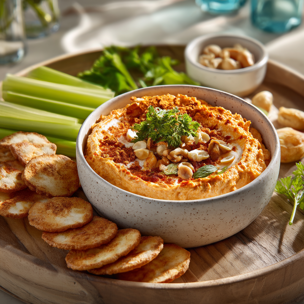 Vegetarian Buffalo White Bean Dip