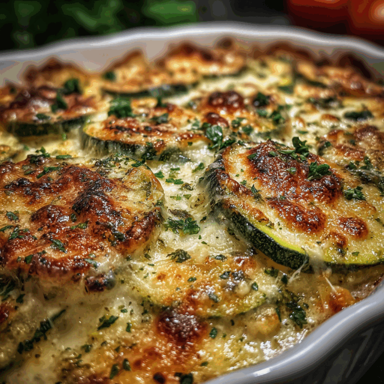 Zucchini Bake Casserole with Gruyere and Parmesan